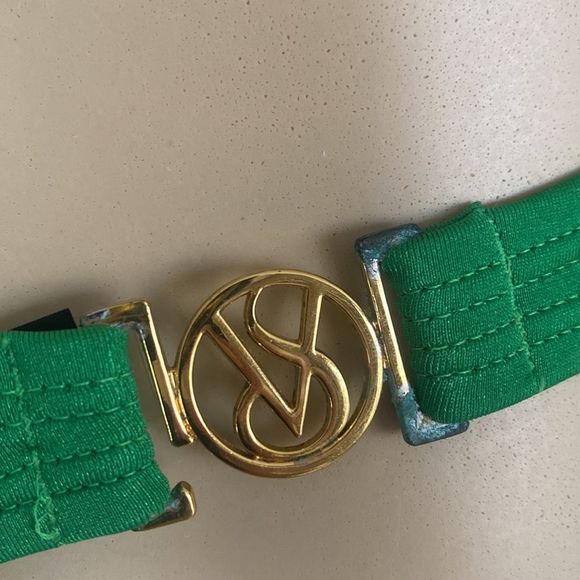 Victoria’s Secret BOMBSHELL Bikini Swim Bra Panties swimsuit Kelly Green RARE - Picture 6 of 11